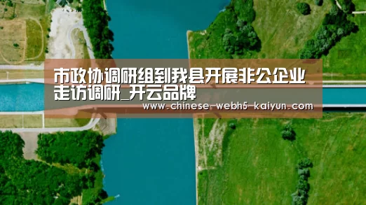 市政协调研组到我县开展非公企业走访调研_开云品牌(图2) 开云权威入口